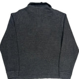 Polo By Ralph Lauren 1/4 Zip - Large Gray Cotton Blend