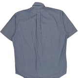 Blake Shirt Ralph Lauren Checked Short Sleeve Shirt - Medium Blue Cotton