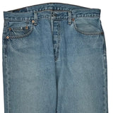 501 Levis Jeans - 34W 29L Light Wash Denim
