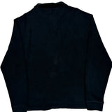 Polo By Ralph Lauren 1/4 Zip - Large Black Cotton