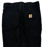 Carhartt Cargo Trousers - 30W 32L Black Cotton