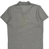 Adidas Polo Shirt - Large Grey Cotton