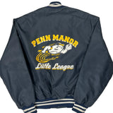 Penn Manor Little League Holloway Graphic Varsity Jacket - XL Blue Polyester