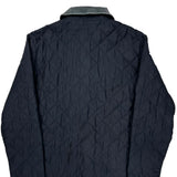New Eskdale Barbour Quilted Jacket - Large Navy Polyester