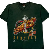 Seattle Sonics Nutmeg Nba T-Shirt - Large Green Cotton