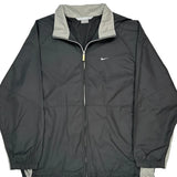 Nike Windbreaker - Large Black Polyester