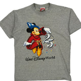 Walt Disney World 25Th Anniversary Mickey Inc Cartoon T-Shirt - Large Grey Cotton