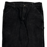 Unbranded Carpenter Pants - 36W 32L Black Cotton