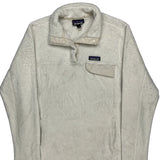 Patagonia Fleece 1/4 Zip - XL Cream Polyester
