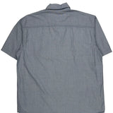 Carhartt Short Sleeve Shirt - Large Blue Cotton