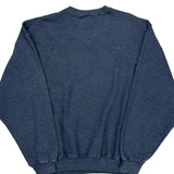 90s Blank Russell Athletic Sweatshirt - XL Blue Cotton Blend