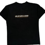 Boardriding Company Quiksilver Graphic T-Shirt - Large Black Cotton