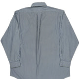 Yarmouth Ralph Lauren Striped Shirt - Large Blue Cotton