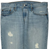 Levis 501 Jeans - 34W 32L Light Wash Cotton