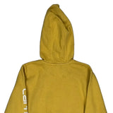 Carhartt Spellout Hoodie - XS Yellow Cotton