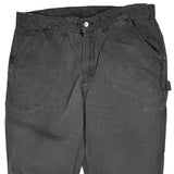 Carhartt Carpenter Trousers - 36W 34L Black Cotton