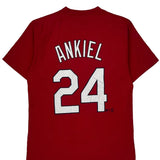 Cardinals Majestic Mlb T-Shirt - Medium Red Cotton