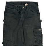 Dakota Grizzly Cargo Trousers - 32W 32L Black Cotton