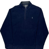 Polo By Ralph Lauren 1/4 Zip - 2XL Navy Cotton