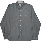 Lacoste Slim Fit Shirt - Medium Gray Cotton
