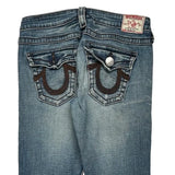 True Religion Boot Cut Jeans - 29W US 4 Blue Cotton
