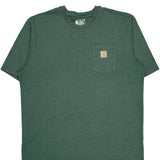 Carhartt T-Shirt - XL Green Cotton