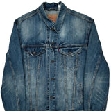 Levis Denim Jacket - 2XL Blue Denim