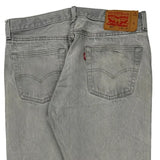 501 Levis Jeans - 35W 30L Gray Cotton