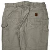 Carhartt Carpenter Trousers - 40W 30L Beige Cotton