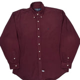 Ralph Lauren Shirt - Large Burgundy Cotton