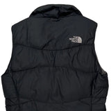 550 Fill The North Face Puffer Vest - XS Black Nylon