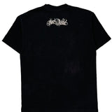 Alstyle Graphic T-Shirt - Medium Black Cotton