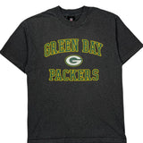 Green Bay Packers N.F.L. Team Apparel T-Shirt - Medium Grey Cotton