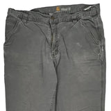 Carhartt Double Knee Carpenter Trousers - 36W 32L Grey Cotton