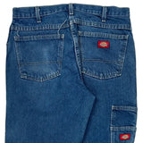 Dickies Double Knee Carpenter Jeans - 36W 31L Blue Denim