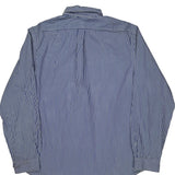 Ralph Lauren Striped Shirt - 2XL Blue Cotton