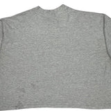 Cropped Unbranded Graphic T-Shirt - XL Gray Cotton
