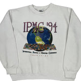 Made In USA Lee Graphic Sweatshirt - 2XL White Cotton Blend