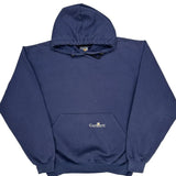 K132 Carhartt Hoodie - Large Navy Cotton Blend