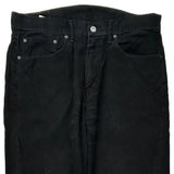 Levis Cord Trousers - 35″ Waist Black Cotton