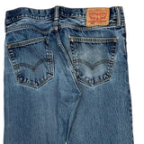 Levis 505 Jeans - 32W 30L Blue Cotton