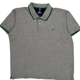Champion Polo Shirt - Large Grey Cotton