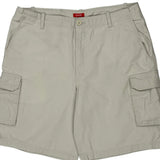 Izod Cargo Shorts - 36W 9L Beige Cotton