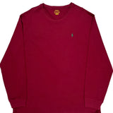 Polo By Ralph Lauren Long Sleeve T-Shirt - 2XL Red Cotton