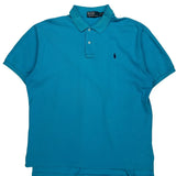 Polo By Ralph Lauren Polo Shirt - XL Blue Cotton