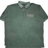 Motorcycles Harley Davidson Polo Shirt - 2XL Green Cotton