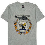 Single Stitch Hs-9 Sea Griffins Fruit Of The Loom Graphic T-Shirt - Small Gray Cotton Blend