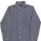 Ralph Lauren Checked Shirt - Medium Blue Cotton