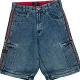 Route 66 Cargo Denim Shorts - 26W US 4 Blue Denim