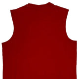 Nike Tank Top - Medium Red Cotton